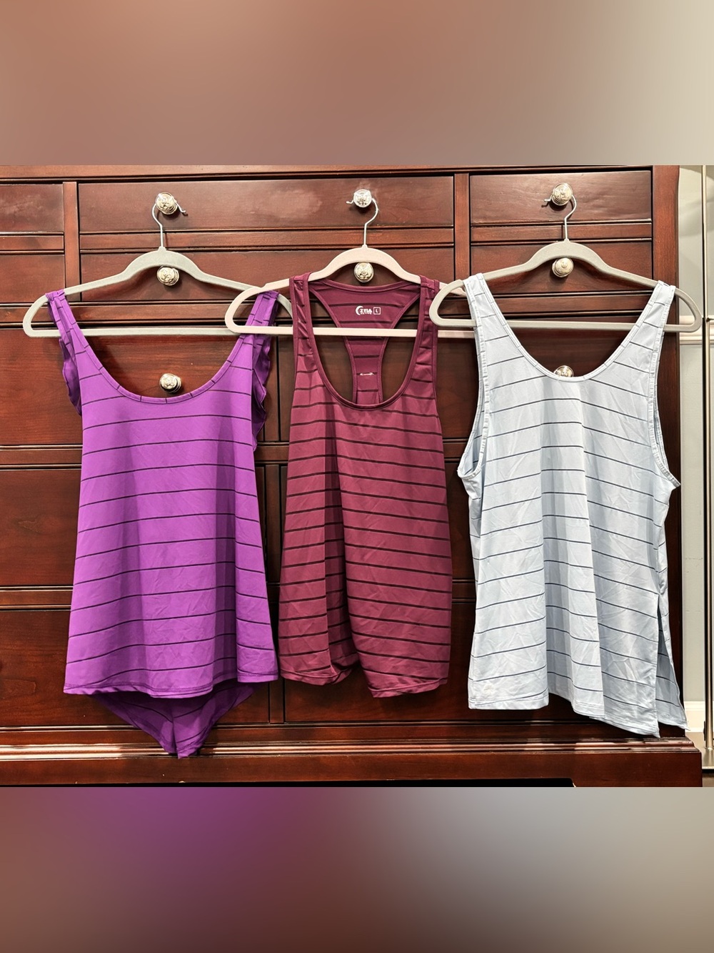 Lot of 3 athletic tank tops, Athleta/Zyia/C9